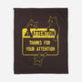 Thanks For Your Attention-none fleece blanket-Douglasstencil