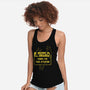 Thanks For Your Attention-womens racerback tank-Douglasstencil