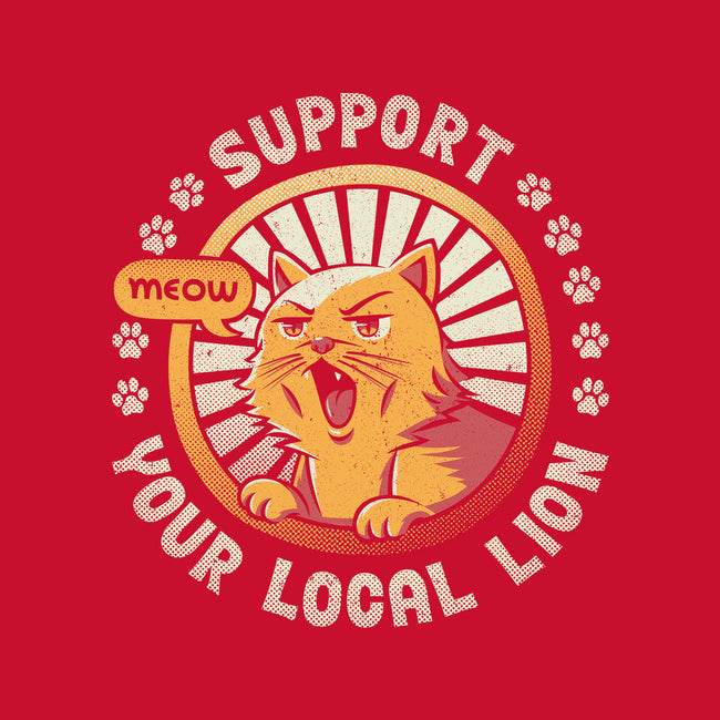 Support Your Local Lion-none removable cover w insert throw pillow-tobefonseca