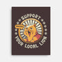 Support Your Local Lion-none stretched canvas-tobefonseca