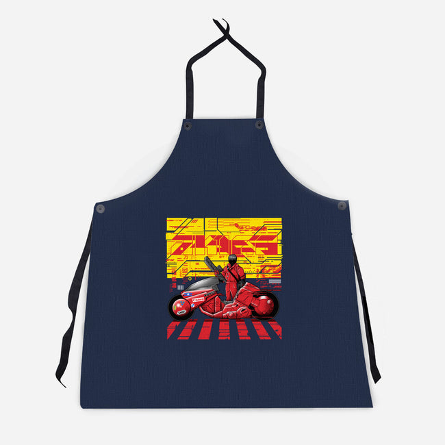 Cyber Akira-unisex kitchen apron-silentOp