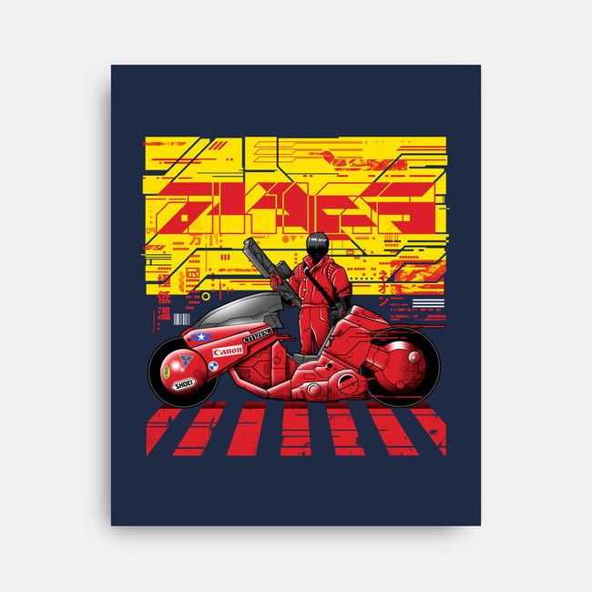 Cyber Akira-none stretched canvas-silentOp