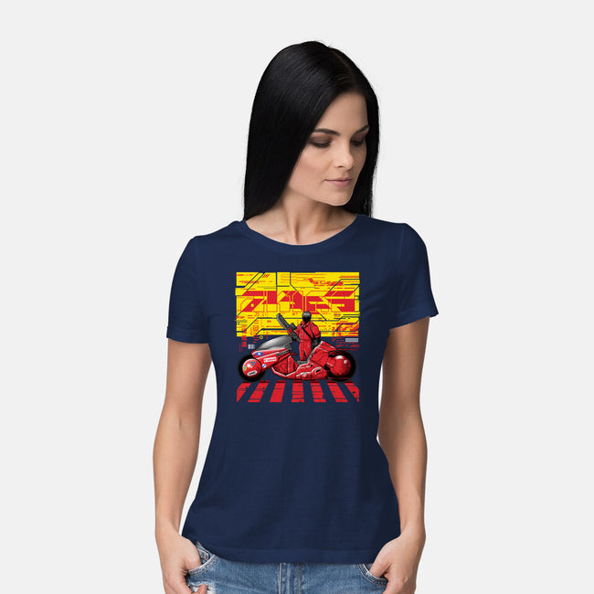 Cyber Akira-womens basic tee-silentOp