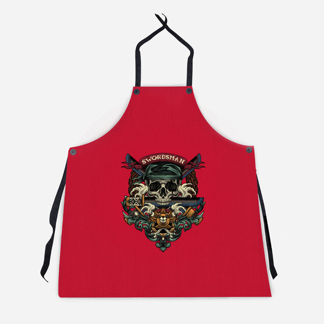 Swordsman-unisex kitchen apron-Badbone Collections