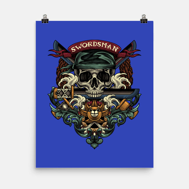 Swordsman-none matte poster-Badbone Collections