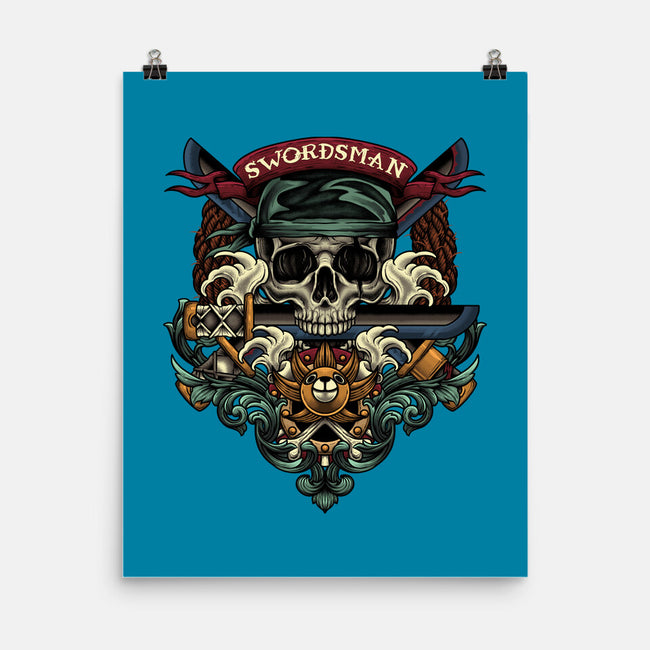 Swordsman-none matte poster-Badbone Collections