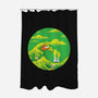 The Great Wave Off Springfield-none polyester shower curtain-dalethesk8er