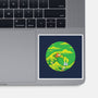 The Great Wave Off Springfield-none glossy sticker-dalethesk8er