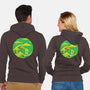 The Great Wave Off Springfield-unisex zip-up sweatshirt-dalethesk8er