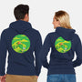 The Great Wave Off Springfield-unisex zip-up sweatshirt-dalethesk8er