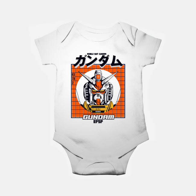 Gundam-baby basic onesie-Douglasstencil