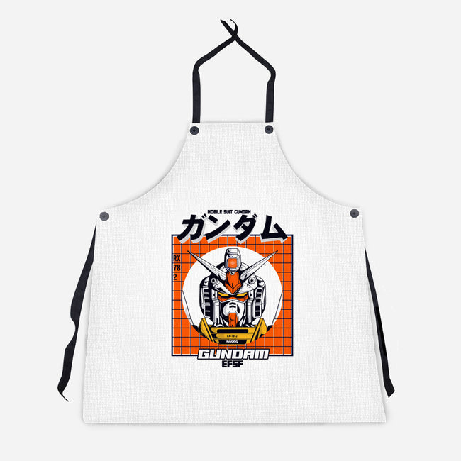 Gundam-unisex kitchen apron-Douglasstencil