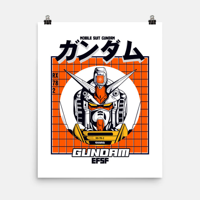 Gundam-none matte poster-Douglasstencil