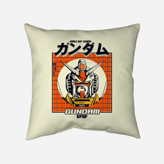 Gundam-none removable cover throw pillow-Douglasstencil