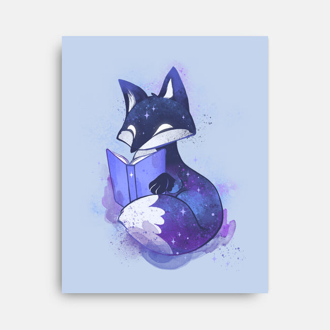 Galaxy Fox-none stretched canvas-ricolaa