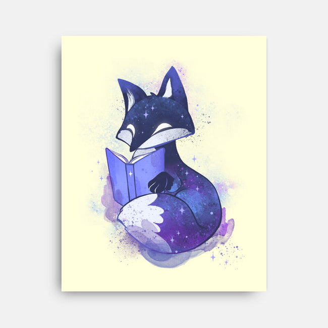 Galaxy Fox-none stretched canvas-ricolaa