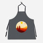 Into The Desert-unisex kitchen apron-PencilMonkey