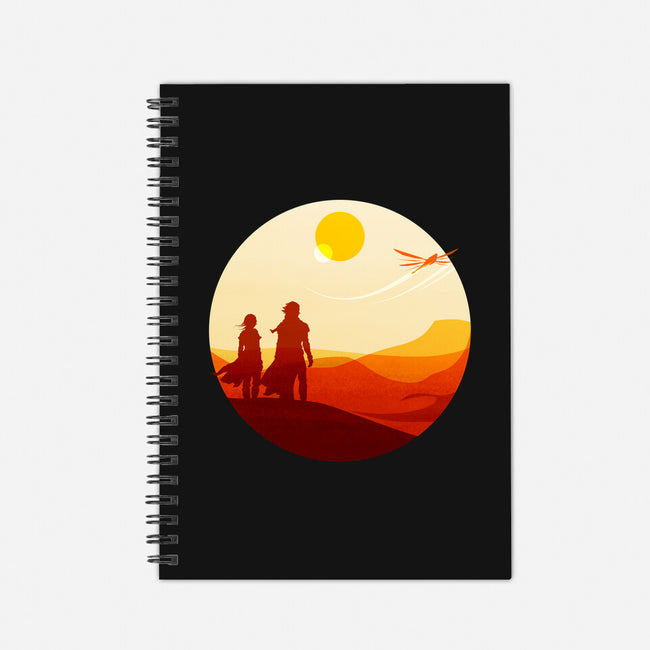 Into The Desert-none dot grid notebook-PencilMonkey
