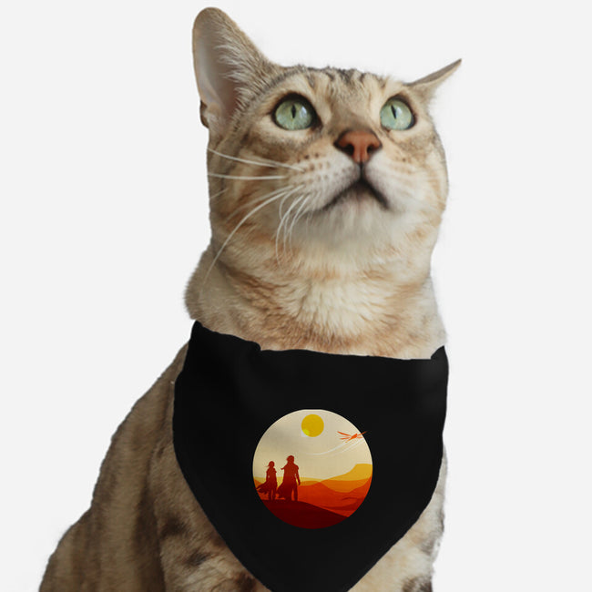Into The Desert-cat adjustable pet collar-PencilMonkey