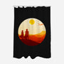 Into The Desert-none polyester shower curtain-PencilMonkey
