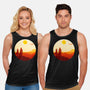 Into The Desert-unisex basic tank-PencilMonkey