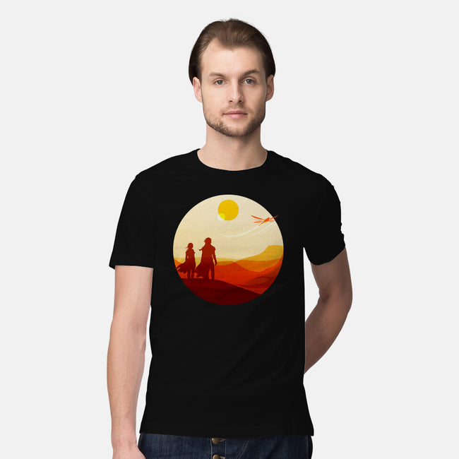 Into The Desert-mens premium tee-PencilMonkey