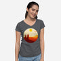 Into The Desert-womens v-neck tee-PencilMonkey