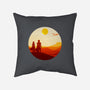 Into The Desert-none removable cover throw pillow-PencilMonkey