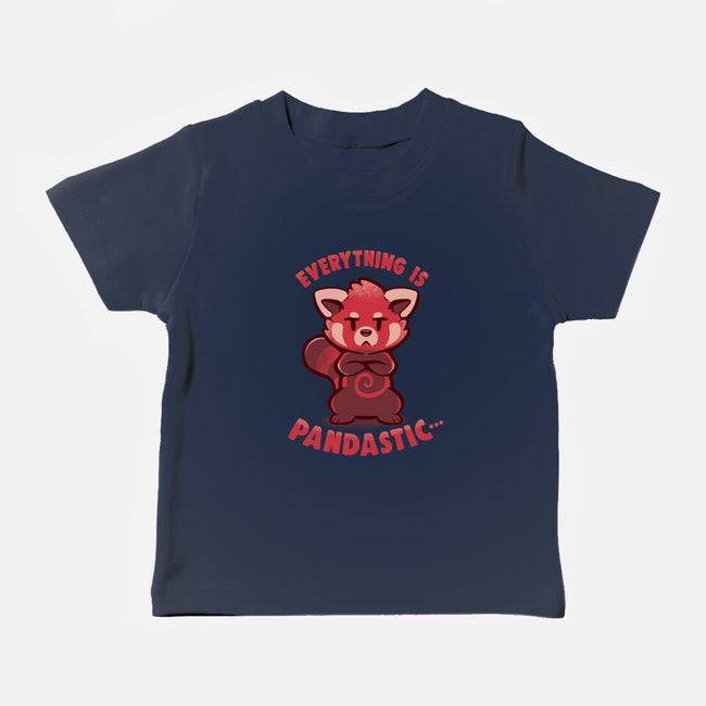 Sarcastic Pandastic-baby basic tee-TechraNova
