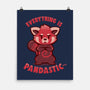 Sarcastic Pandastic-none matte poster-TechraNova