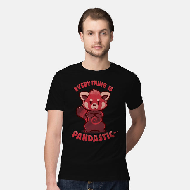 Sarcastic Pandastic-mens premium tee-TechraNova