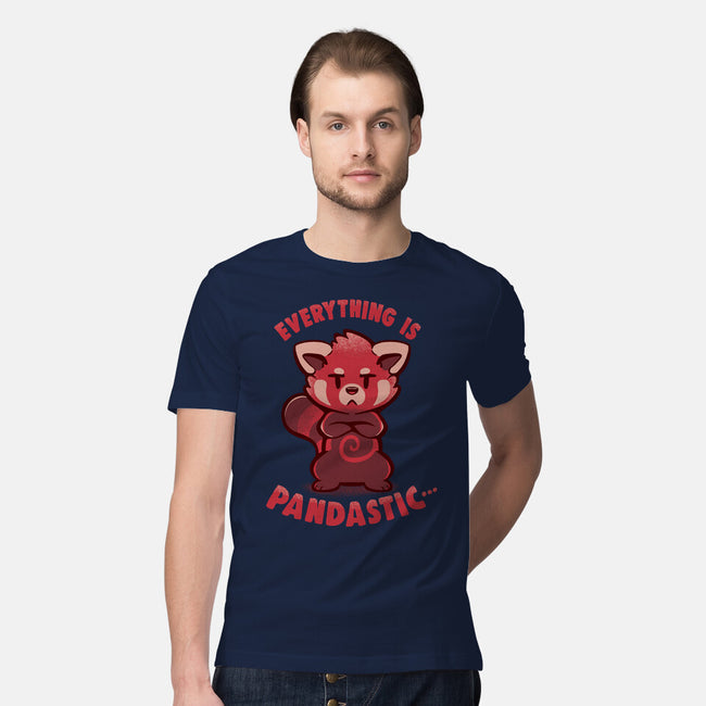 Sarcastic Pandastic-mens premium tee-TechraNova