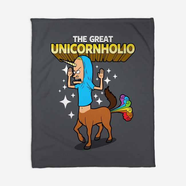 The Great Unicornholio-none fleece blanket-Boggs Nicolas