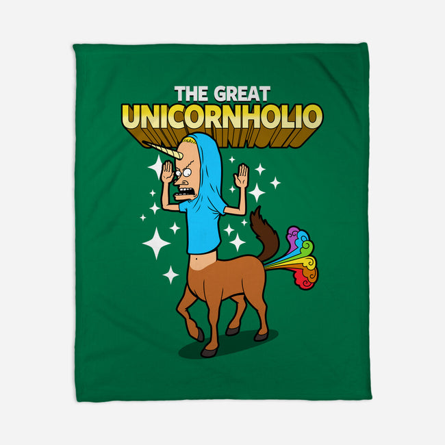 The Great Unicornholio-none fleece blanket-Boggs Nicolas