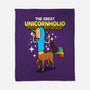 The Great Unicornholio-none fleece blanket-Boggs Nicolas