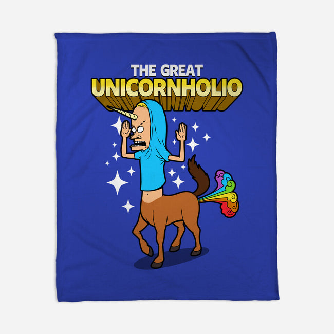 The Great Unicornholio-none fleece blanket-Boggs Nicolas