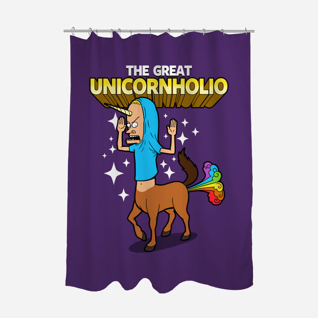 The Great Unicornholio-none polyester shower curtain-Boggs Nicolas
