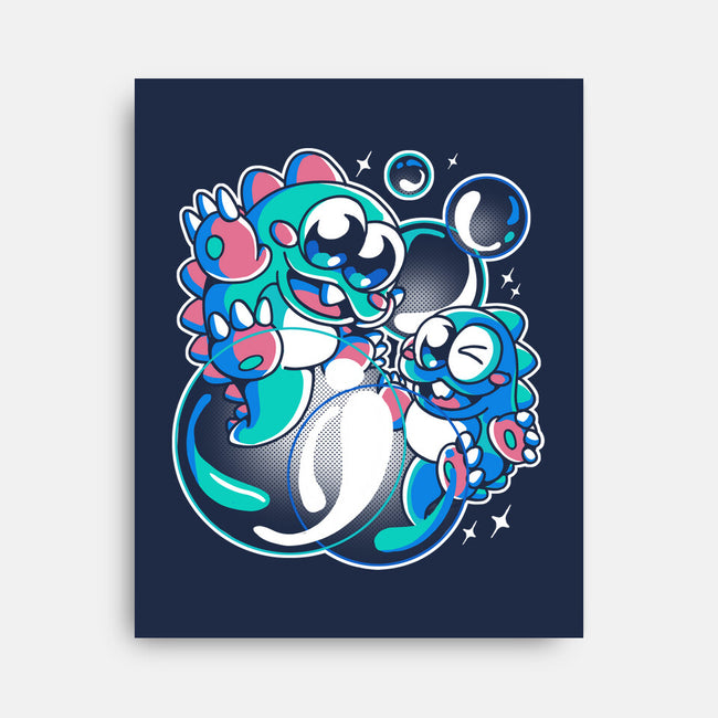 Bubble Brothers-none stretched canvas-estudiofitas