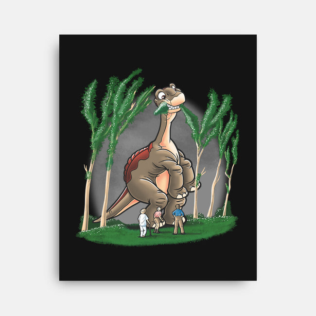 Littlefoot Park-none stretched canvas-trheewood
