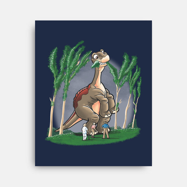 Littlefoot Park-none stretched canvas-trheewood