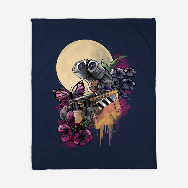 Moonlight Robot-none fleece blanket-fanfabio