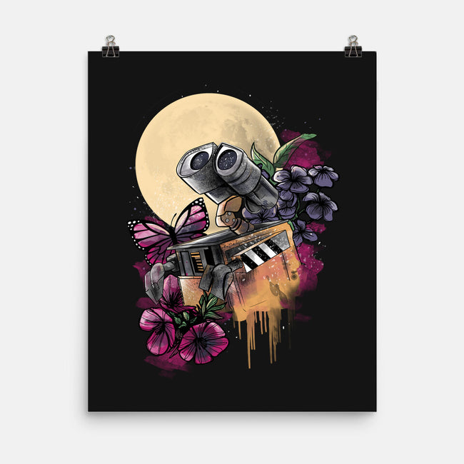 Moonlight Robot-none matte poster-fanfabio