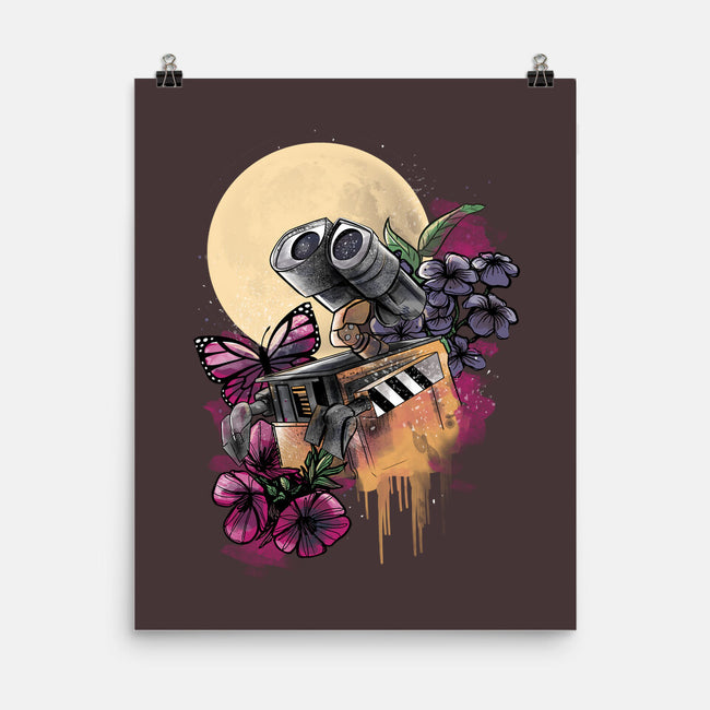 Moonlight Robot-none matte poster-fanfabio