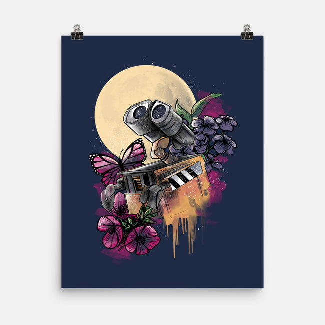 Moonlight Robot-none matte poster-fanfabio