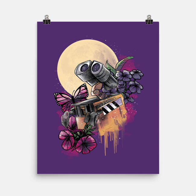 Moonlight Robot-none matte poster-fanfabio