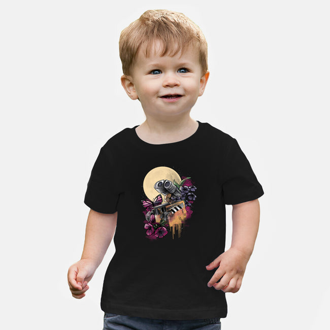 Moonlight Robot-baby basic tee-fanfabio
