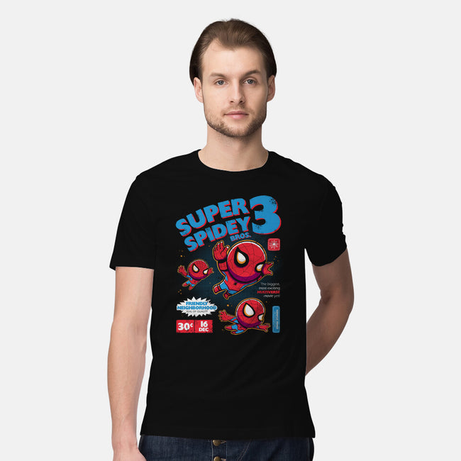 Super Spidey Bros-mens premium tee-yumie