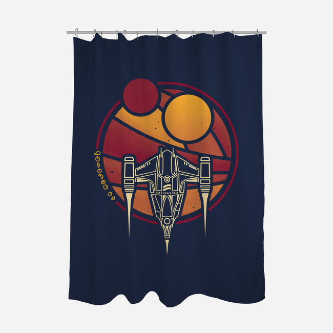 N1-WZRD-none polyester shower curtain-teesgeex