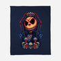 All Hail The Pumpkin King-none fleece blanket-glitchygorilla