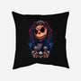 All Hail The Pumpkin King-none removable cover w insert throw pillow-glitchygorilla